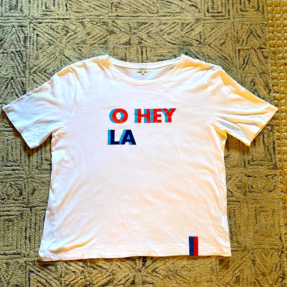 Kule Oh Hey LA Large Tee Tshirt Worn 1x!